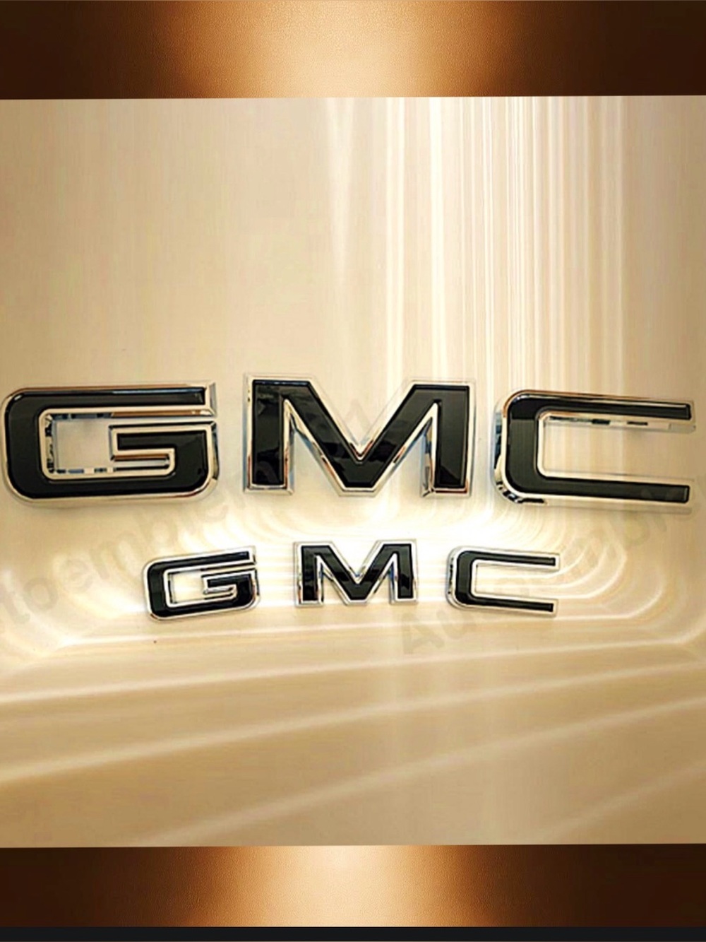 GMC Black&Chrome Front & Rear 
 Emblem Sets for Yukon 2021-2024